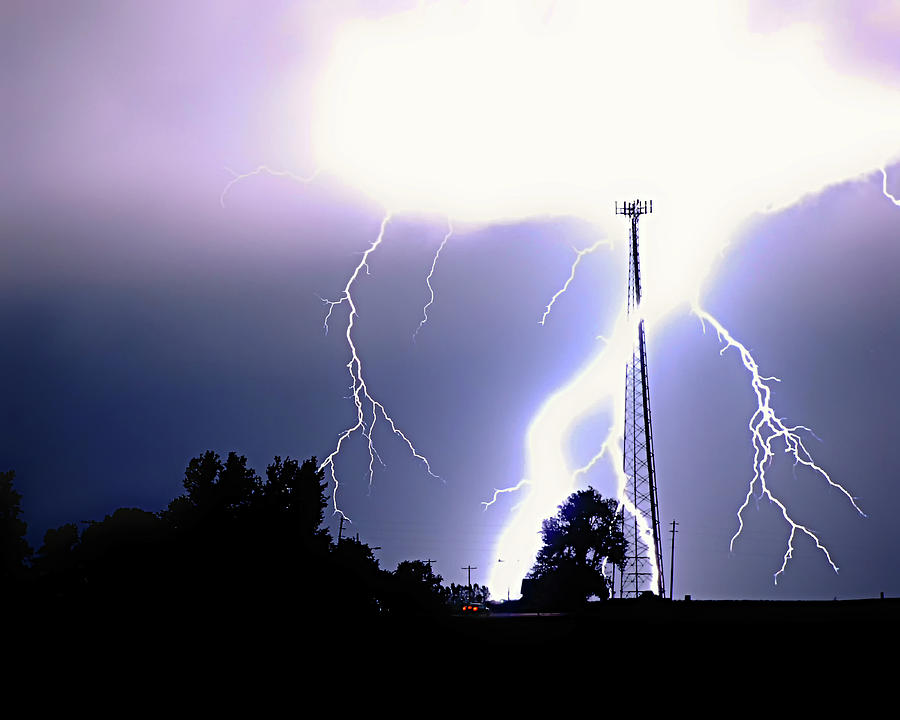 La Moille Lightning Bolt Photograph by Jayson Tuntland