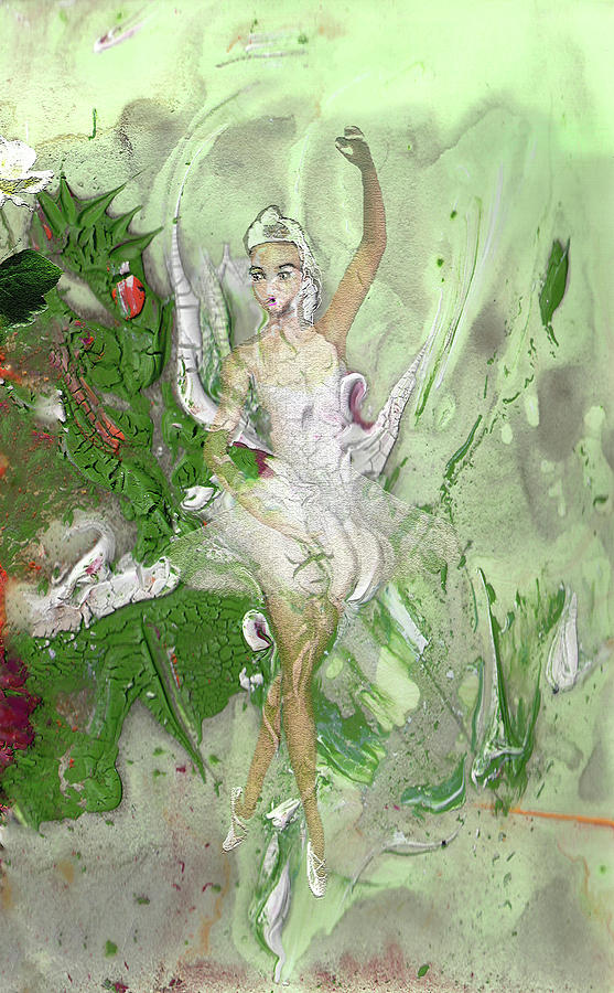 La Petite Ballerine Painting by Miki De Goodaboom