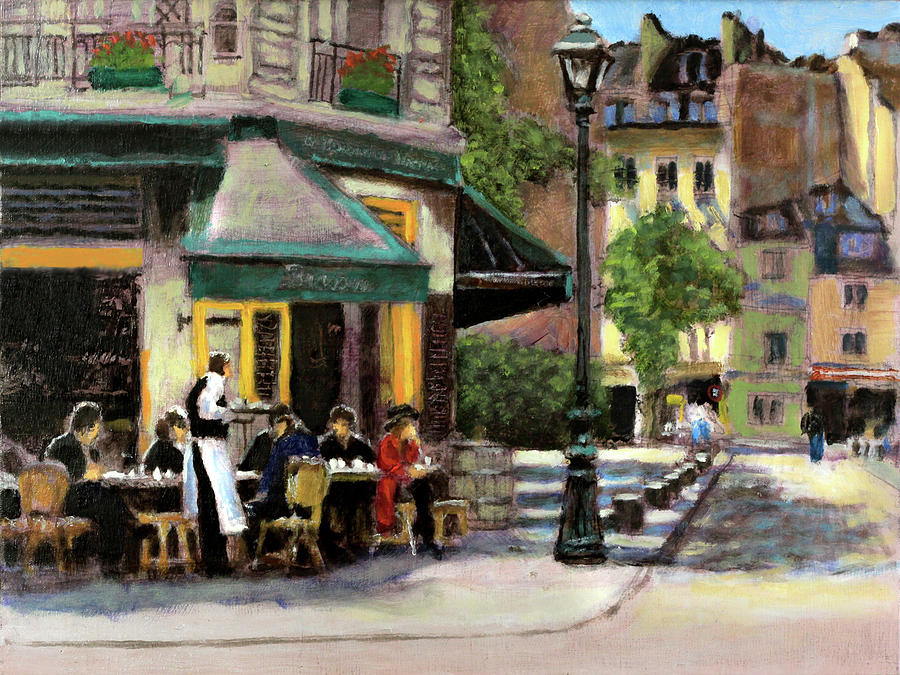 La Petite Brasserie Painting by David Zimmerman