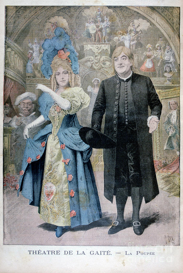 La Poupée, Théâtre De La Gaité Drawing by Print Collector