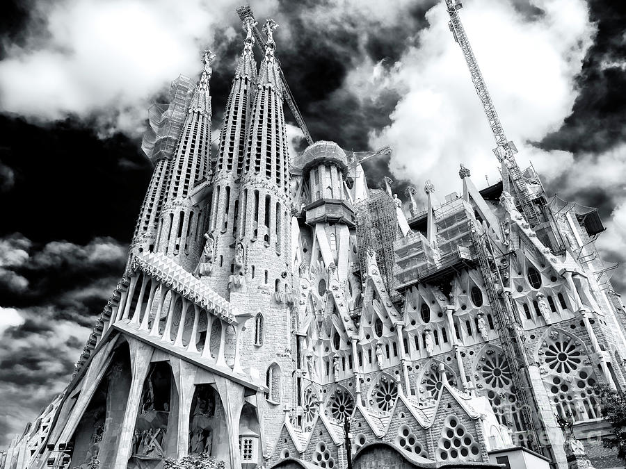La Sagrada Familia Barcelona Photograph by John Rizzuto