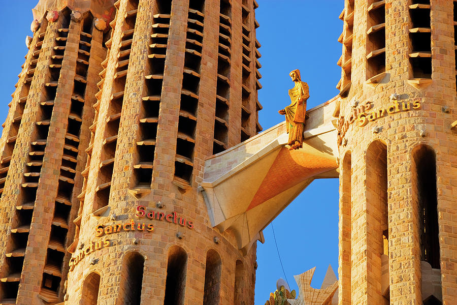 La Sagrada Familia Basilica, Barcelona Photograph by Chris Ladd