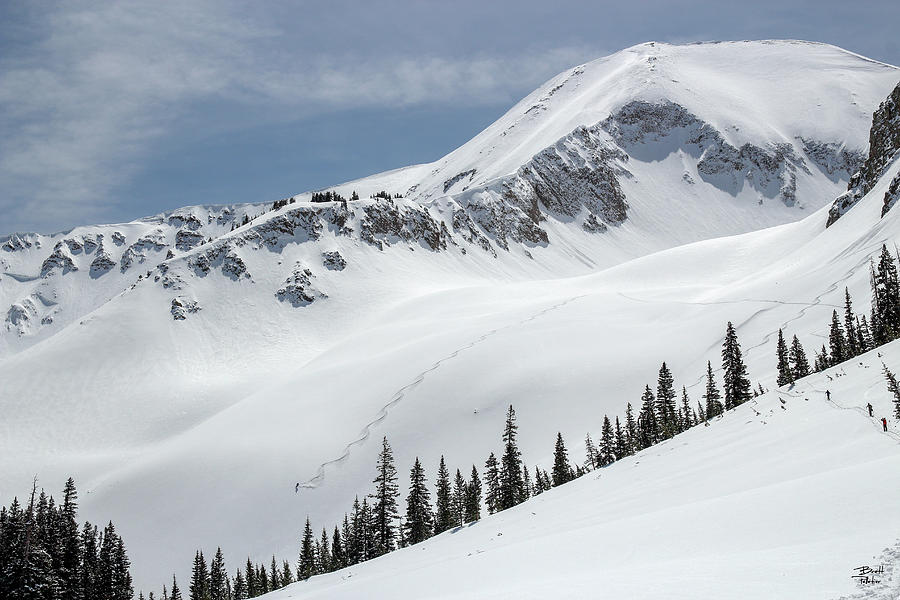 La Sal Powder Skiing Photograph by Brett Pelletier