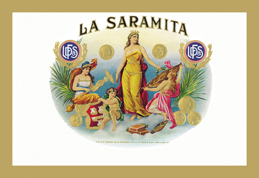 La Saramita Cigars Painting by Unknown