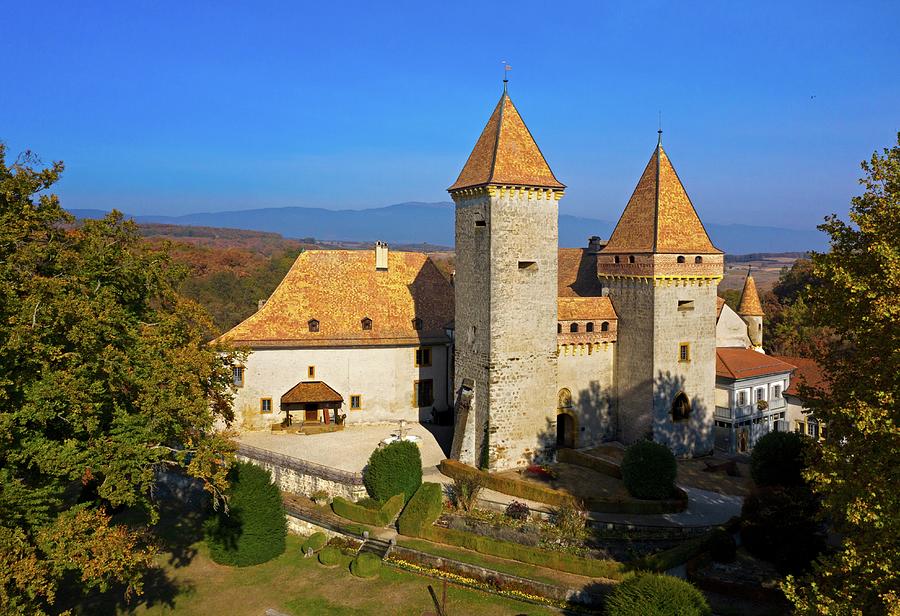 La Sarraz Castle Photograph by GFC Collection - Fine Art America