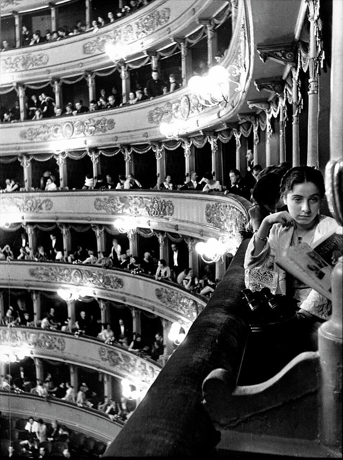 La Scala Opera Photograph by Alfred Eisenstaedt