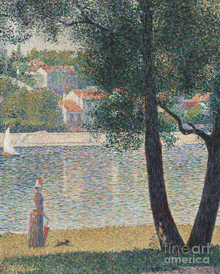 French Riviera Drawing - La Seine À Courbevoie by Heritage Images