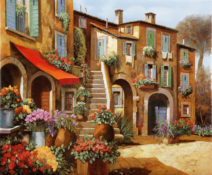 La Tenda Rossa Painting by Guido Borelli