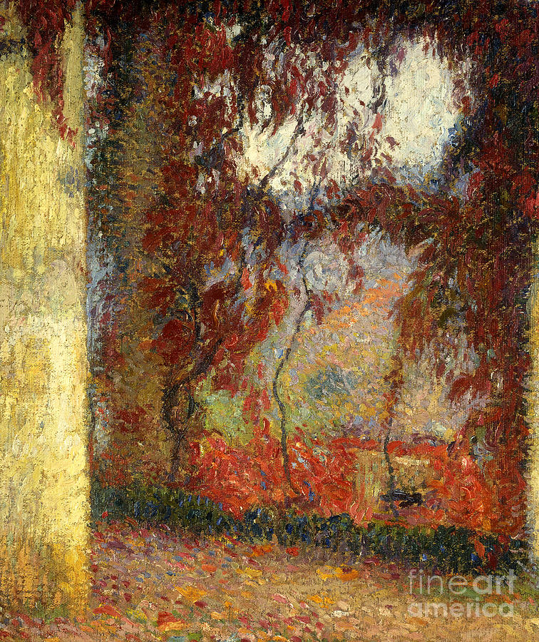 La Terrasse Painting by Henri Martin - Fine Art America