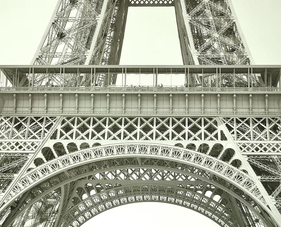 La Tour Eiffel Watercolor Photograph by JAMART Photography