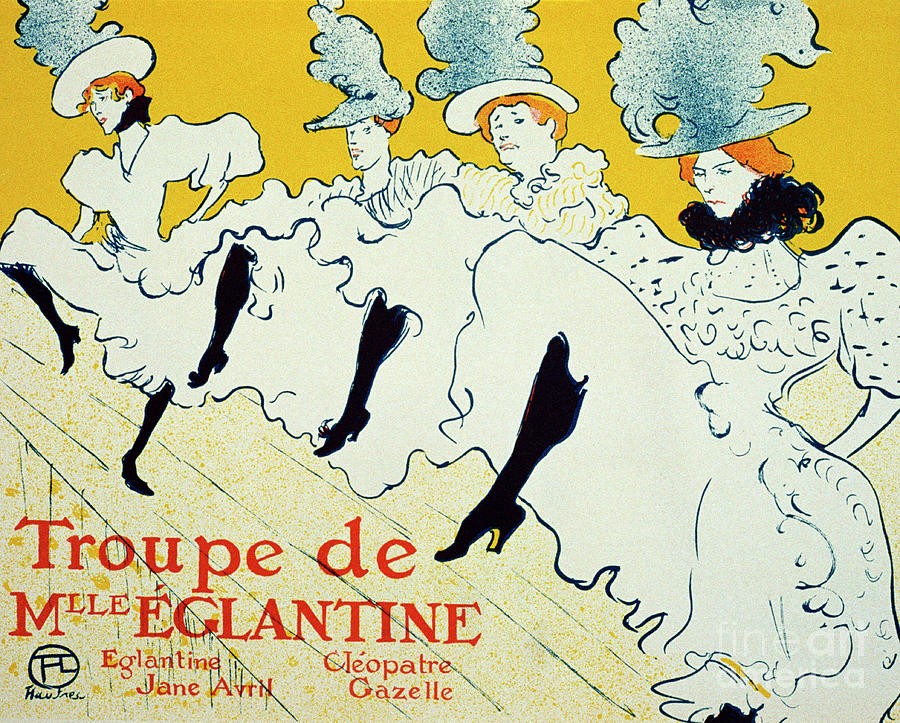 La Troupe De Mlle Églantine, 1896 Drawing by Heritage Images