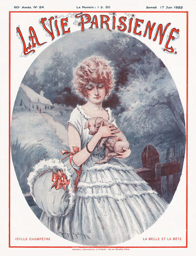La Vie Parisienne Magazine Cover Drawing by Heritage Images