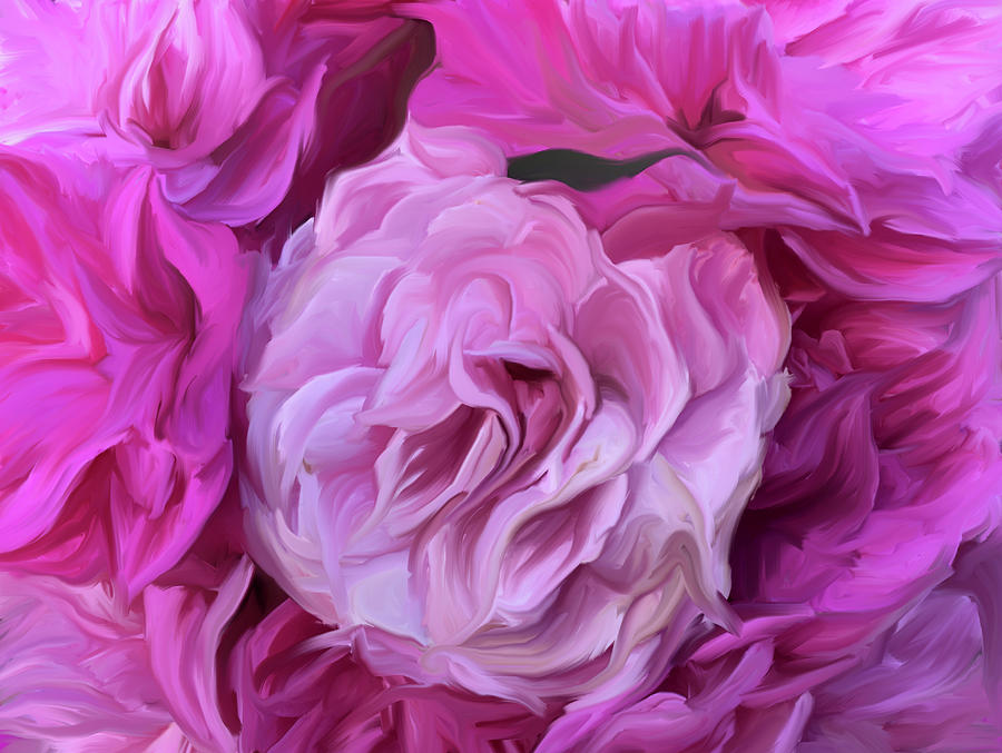 La vue en rose Painting by Jonathan Thompson