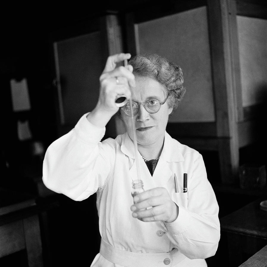 Lab Assistant Photograph by Haywood Magee Lab Assistant Photograph by Haywood Magee
