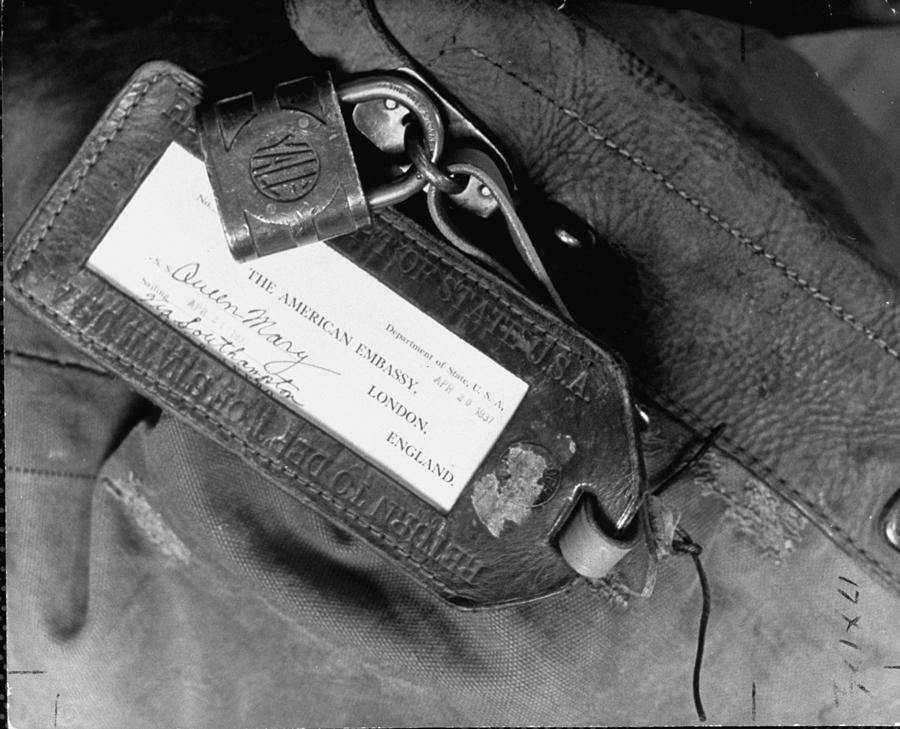 Label Of A Diplomatic Pouch Fr. The Stat Photograph by Alfred Eisenstaedt