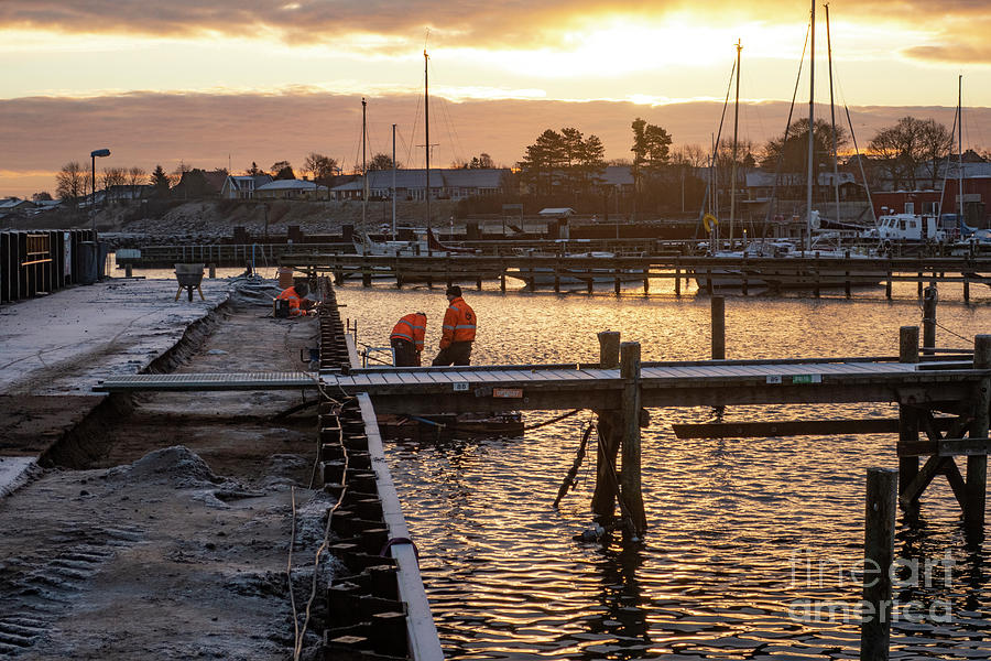 Labor In The Harbor Photograph