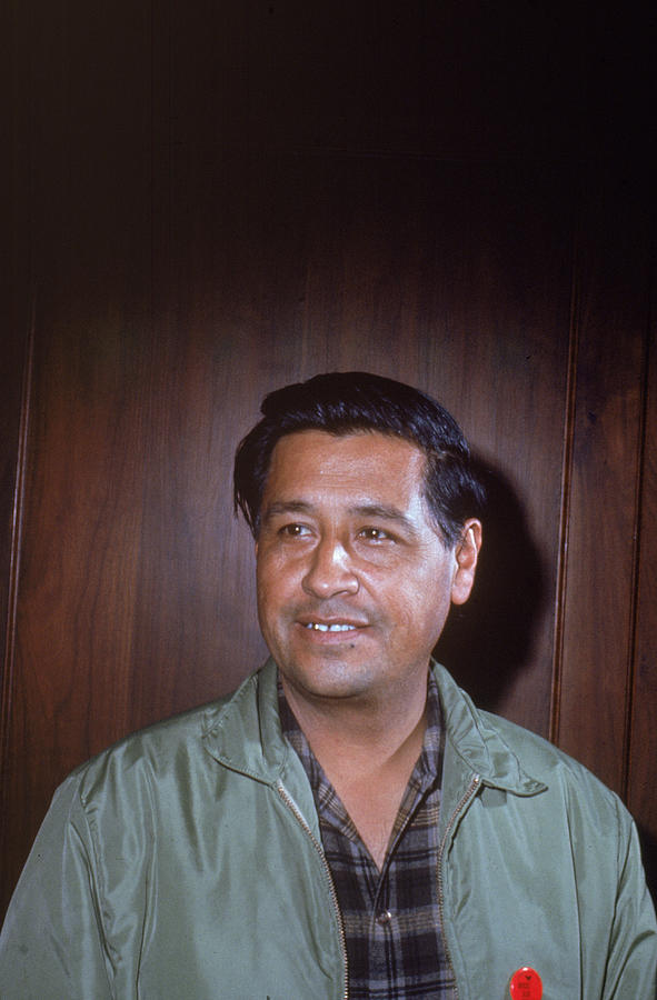 Labor Leader Cesar Chavez Photograph by Hulton Archive