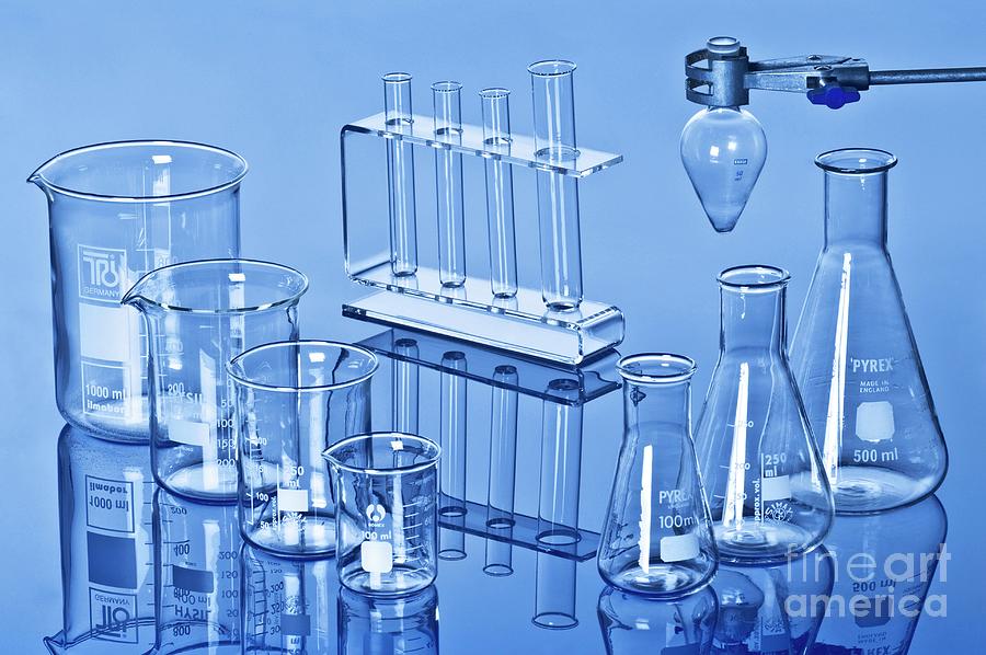 Laboratory Glassware Photograph by Martyn F. Chillmaid/science Photo Library