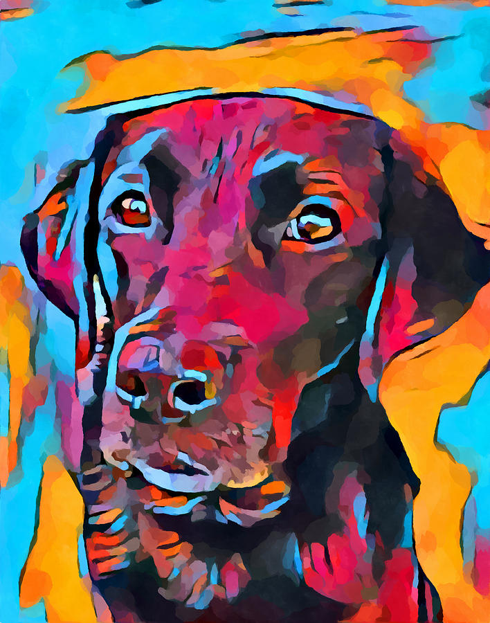 Labrador Retriever 8 Painting by Chris Butler