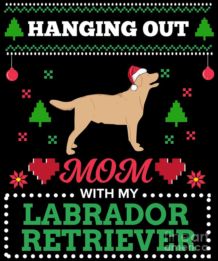 labrador ugly christmas sweater