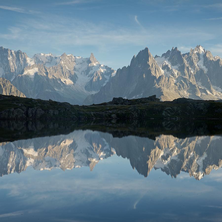Lac de Cheserys Reflection Photograph by Stephen Taylor