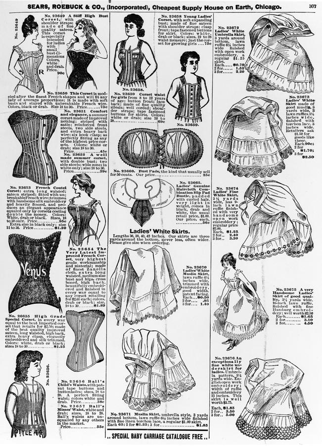 Ladies Corsets Photograph by Fotosearch