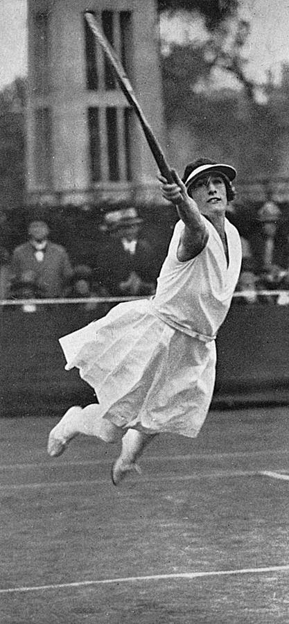 Baseball Photograph - Ladies Wimbledon, Action Shot by Photo File