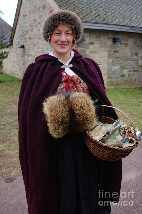 Lady at Washington Crossing Photograph by Sandy Moulder