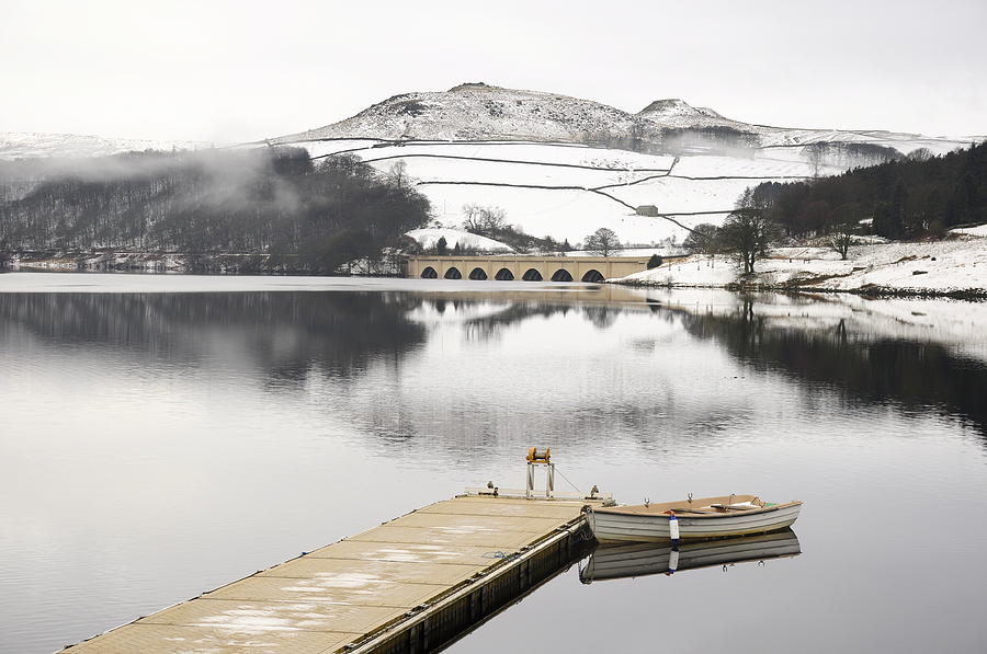 Lady Bower Reservoir In Winter Photograph by Photos By R A Kearton