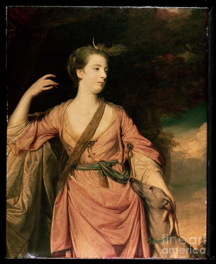 Lady Dawson C.1763 Painting by Joshua Reynolds