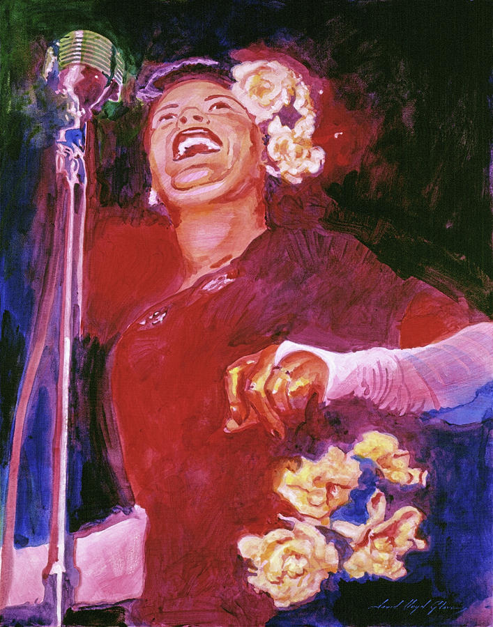 Lady Day - Billie Holliday Painting