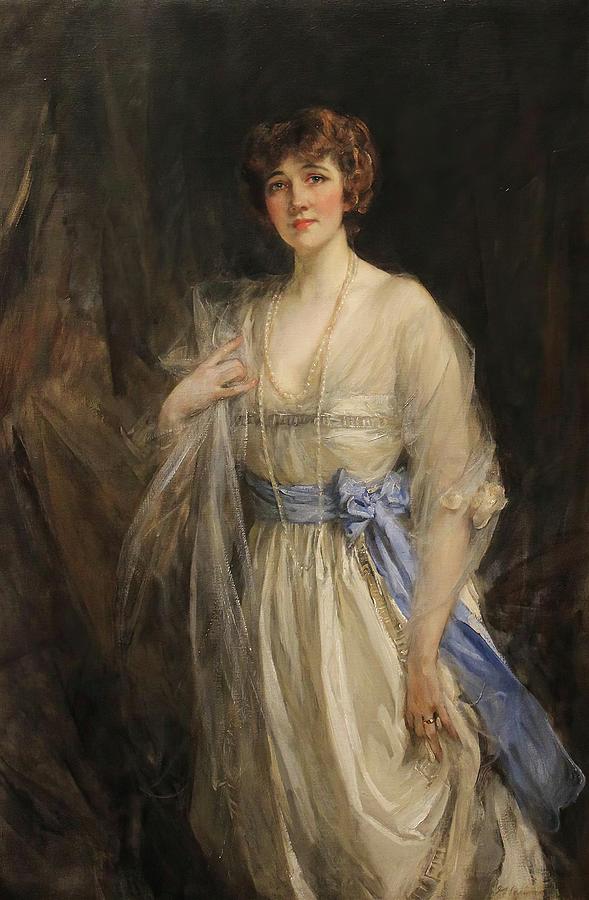 Lady Grace Dance Painting by James Jebusa Shannon Lady Grace Dance Painting by James Jebusa Shannon