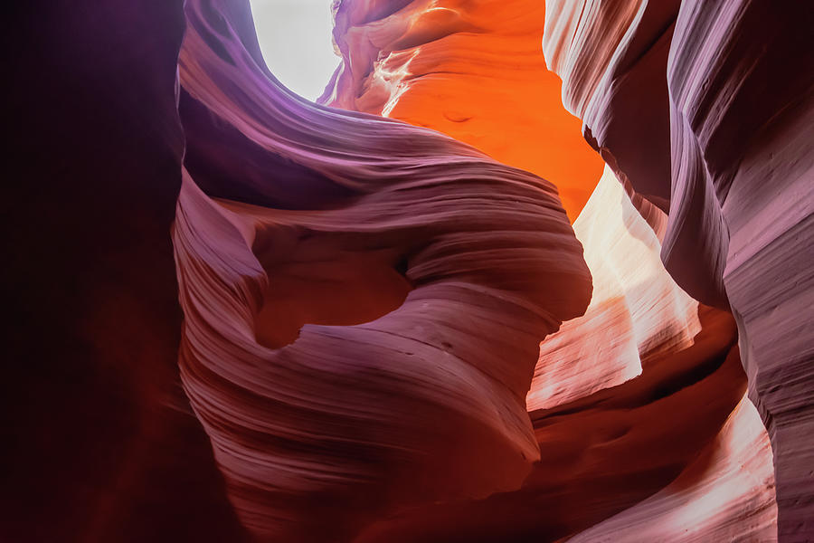 Lady In The Wind - Lower Antelope Canyon Photograph by Debra Martz
