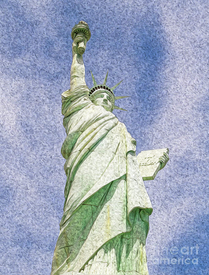 Lady Liberty Digital Art by Kenneth Montgomery