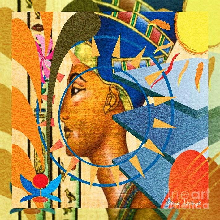 Lady Pharaoh Digital Art by Gena Livings