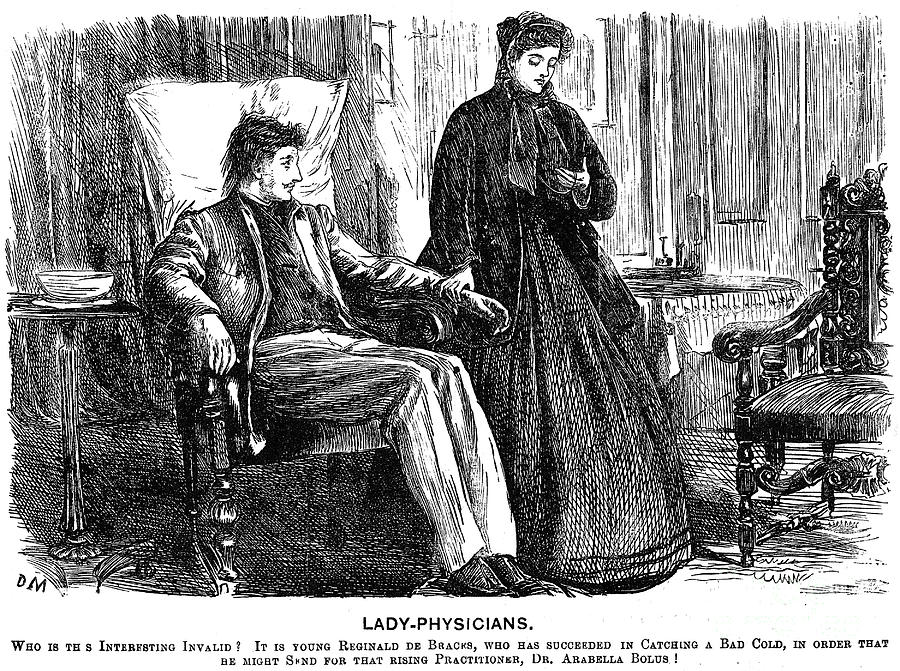 Lady Physicians, 1865. Artist George Du Drawing by Print Collector