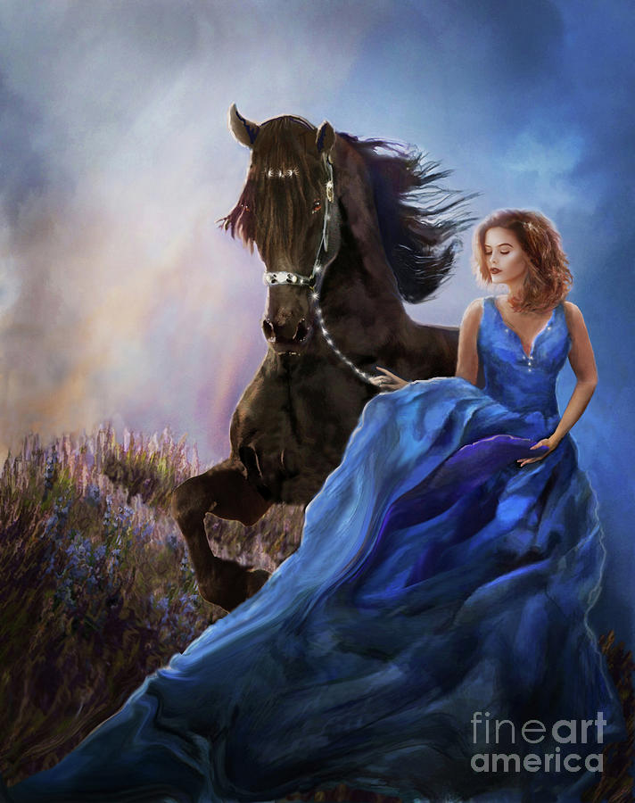 Lady Sarahs Fantasy Digital Art by Melinda Hughes-Berland