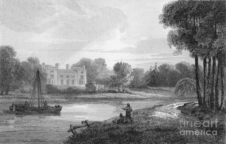 Lady Sullivans Villa, 1809 Drawing by Print Collector