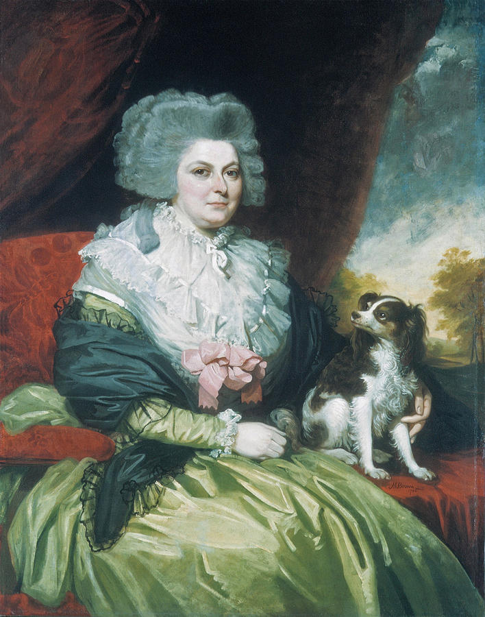 Lady with a Dog Painting by Mather Brown