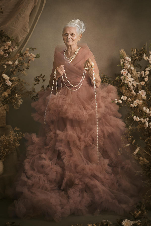 Lady With Pearls Photograph By Michaela Durisova Pixels