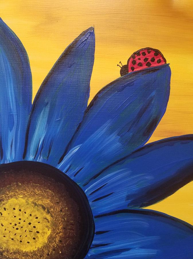 Ladybug Painting by Angela Chesnutt - Fine Art America