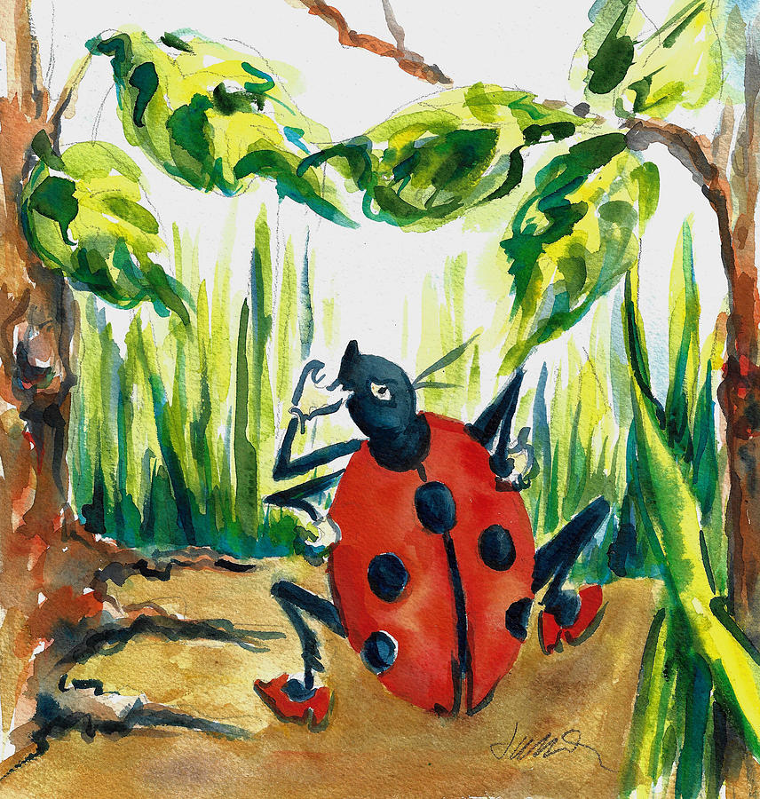 Ladybug Lou Hollers Yoo Hoo Jacki Kellum Illustration by Jacki Kellum Ladybug Lou Hollers Yoo Hoo Jacki Kellum Illustration by Jacki Kellum