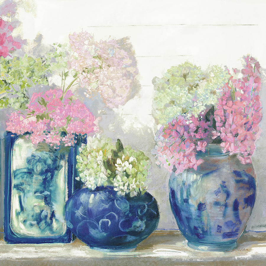 Flower Painting - Ladys Mantle II Bright by Carol Rowan