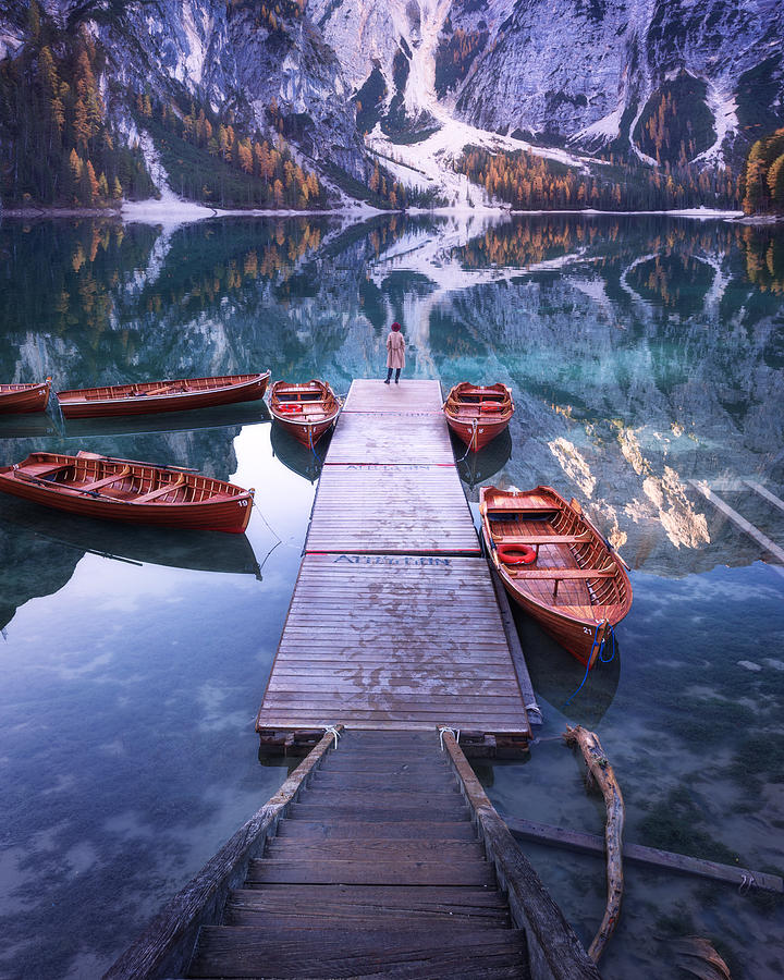 Lago Di Braies Photograph by Oleg Rest