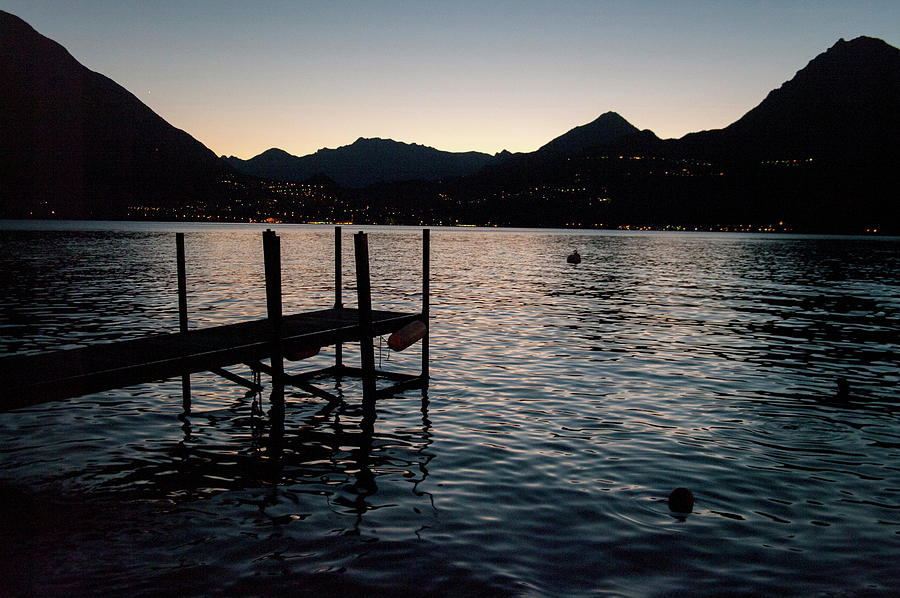 Pier Photograph - Lago Di Como-24 by Robin Vandenabeele