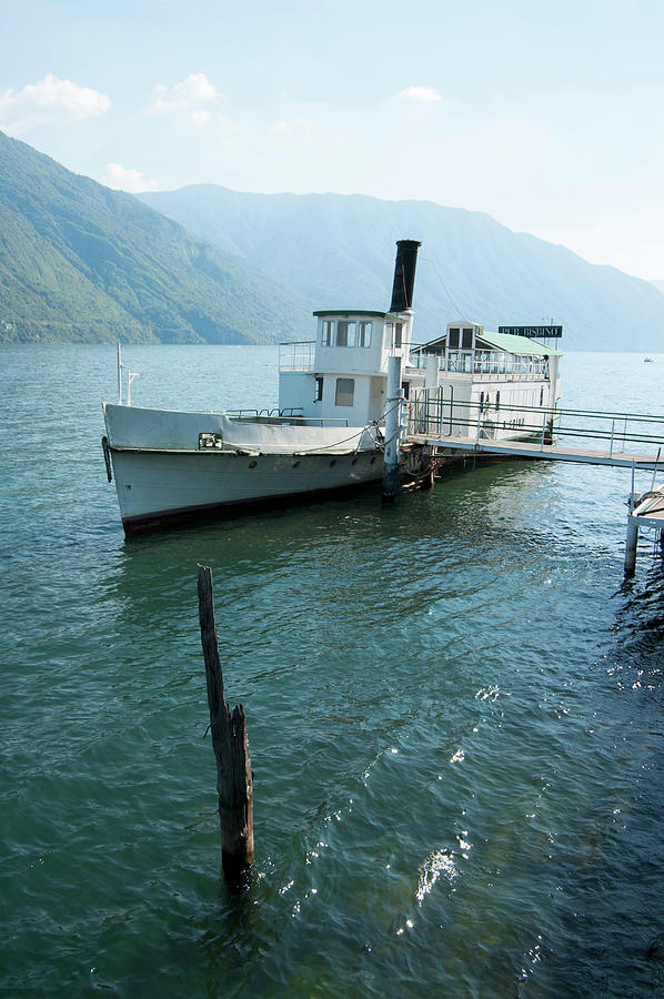 Boat Photograph - Lago Di Como-30 by Robin Vandenabeele