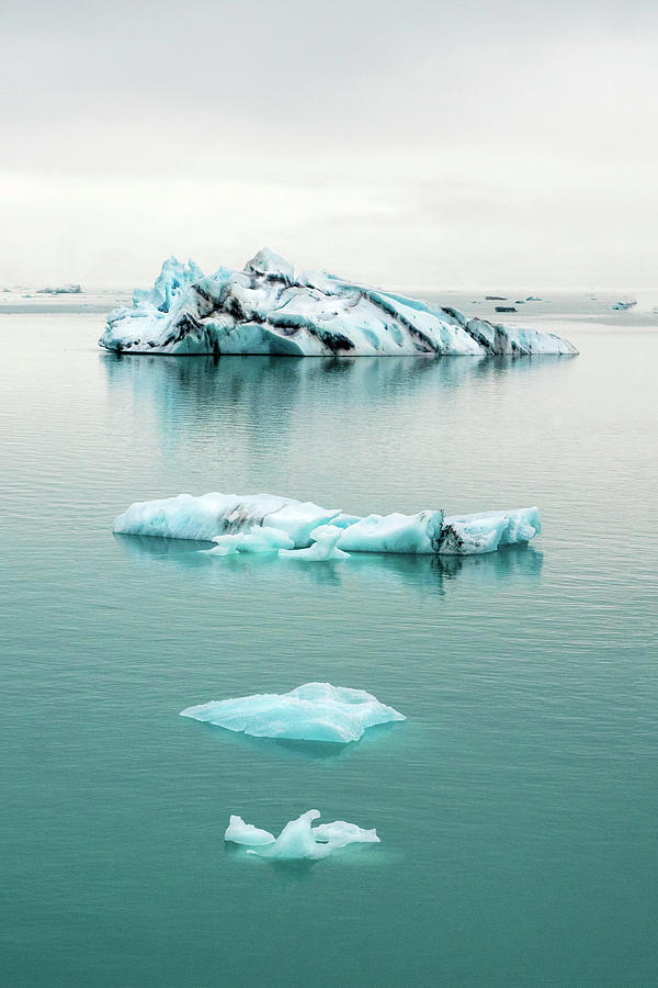 Lagoon Icebergs - Iceland Photograph by Marla Craven