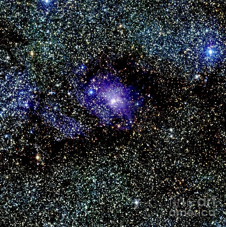 Lagoon Nebula Photograph by 2mass Project/nasa/science Photo Library