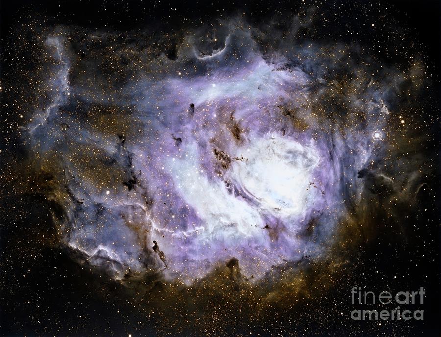 Lagoon Nebula Photograph by National Optical Astronomy Observatories/science Photo Library