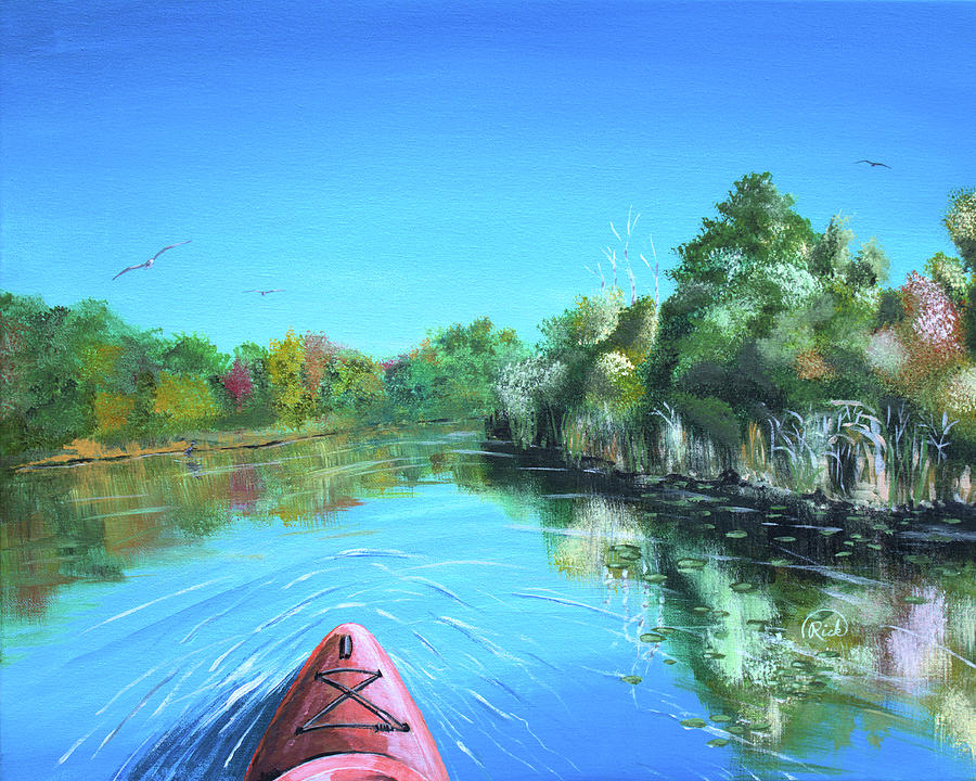 Fall Painting - Lagoons of Presque Isle by Rick Mcclelland